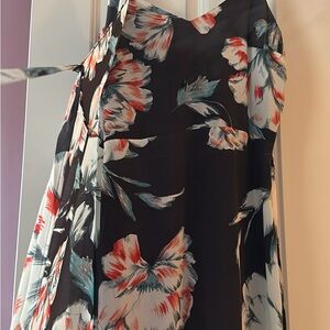 1. State Black Floral Maxi Dress
